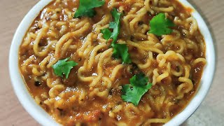 Makhni Maggie Recipe | Indian Style Creamy Masala Maggie Recipe | Chatpata Maggie Recipe |