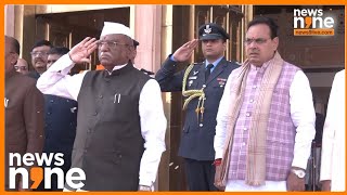 Rajasthan CM Bhajanlal Sharma \u0026 Governor Haribhau Bagade Arrive At Assembly | News9