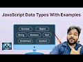 Data Types in JavaScript 🚀 | Number, String, Array | Web Technology | JavaScript Tutorial [Hindi]