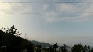 定点タイムラプス0408@福井県美浜町(南の空)05:25-07:55