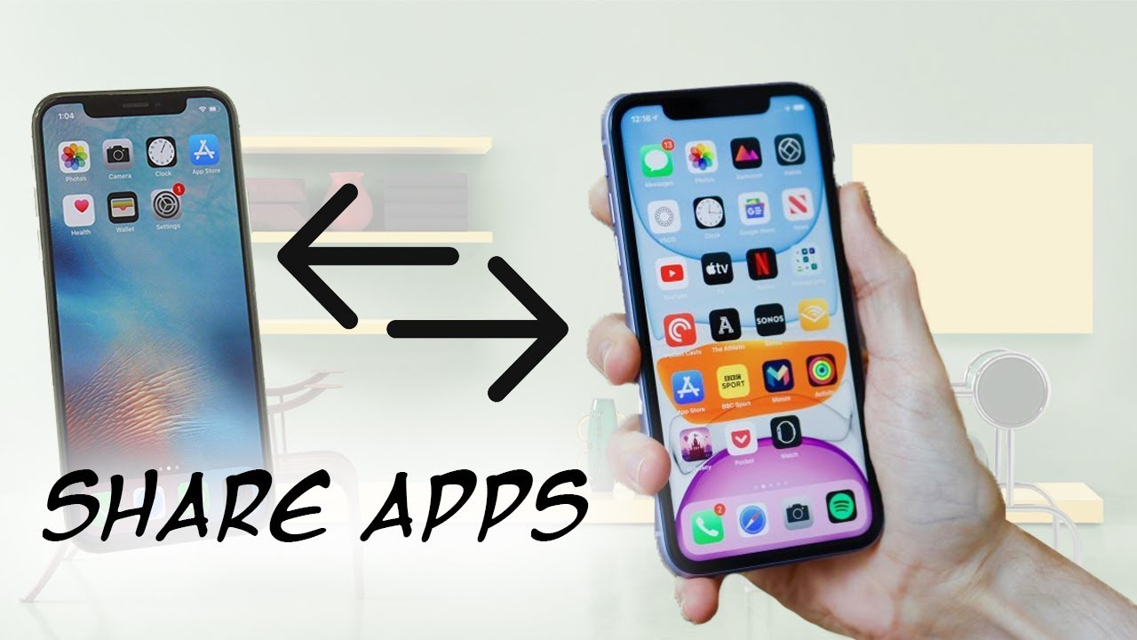 How To Share Apps Using Airdrop Youtube