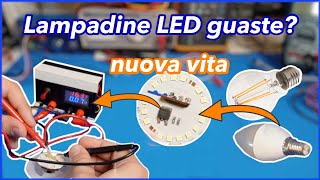 Non riparare lampadine LED guaste! meglio riutilizzarle in modo creativo