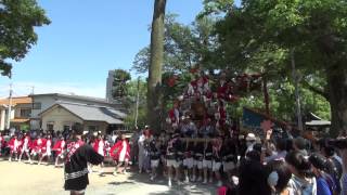 2015年　神戸・綱敷天満神社だんじり①　上石屋・宮入（本宮）