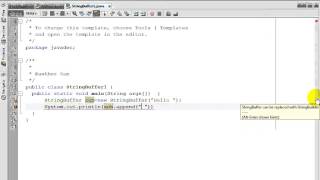 Java Append Fuction