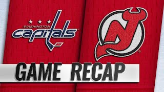 Balanced attack leads Capitals past Devils, 4-1