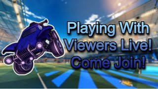 Playing with Viewers Live on in Rocket League! :) 🔴Rocket League Livestream🔴
