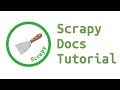 python scrapy docs tutorial