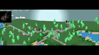 PyGame - Human Forest Simulation