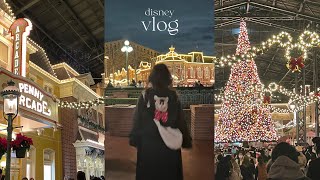 Disney VLOG / クリスマスディズニーを楽しむ🎅🏻🎄/ クリスマス限定フード満喫(サラダサンド,タピオカ,チュロス,etc…)