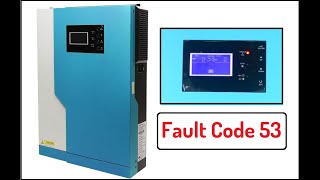 Solar Inverter VMII PLUS 3500 Watt  : Fault code 53