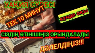 15 минуттан кейін ақша сізге тоқтаусыз келеді, Уақиға сүресі