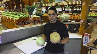 Interesting melons.  Taking a look at a Galia Melon, and an Orange Flesh Melon.