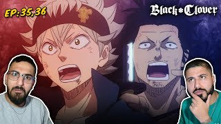 ASTA AND YAMI TEAMWORK| BLACK CLOVER EPISODE 35-36 REACTION!!