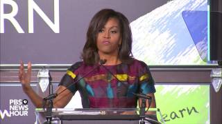 Watch Michelle Obama speak on International Women's Day
