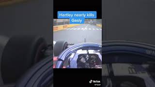 Hartley Nearly Kills Gasly
