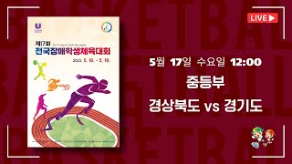 경상북도 vs 경기도_제17회 전국장애학생체육대회 중등