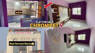 💥Apartment Near Chrompet Railway station \u0026 Saravana Stores😍Customization Without Additional Charges🥳