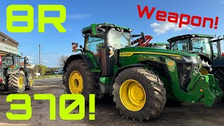 John Deere 8R 370! Construction Starting! USA Treats!