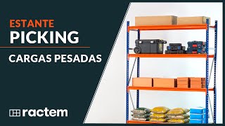 Estante Metálica Picking para Carga Pesada