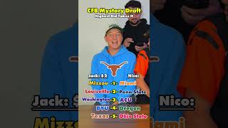 CFB MYSTERY DRAFT! 🔥 #CFB #TRIVIA #FOOTBALL #SHORTS #VIRAL