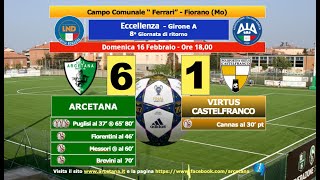 Arcetana - Virtus Castelfranco 6-1