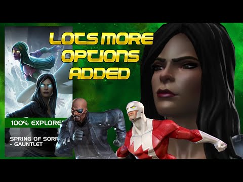 Actualización de la guía de opciones de campeones y equipos de Spring of Sorrow Marvel Contest of Champions