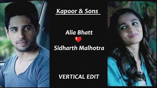 Most Beautiful Scene - Kapoor & Sons | Sidharth Malhotra & Alia Bhatt | It's been real, but I'm out!