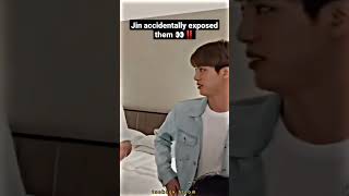Jin accidentally exposed Taekook date 😆‼️ #shorts