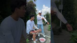 這個帥哥，魚也拿了釣技也學到了#钓鱼 #fishing #shorts