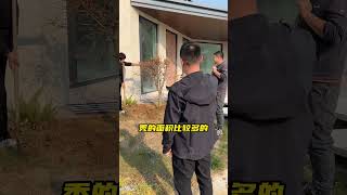 你说谁家院子里的树还刷白漆啊？ 农村自建房 农村生活 小院改造 村口大刘