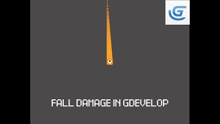 [Tutorial] Fall Damage | Gdevelop | Player Gets Damage When Fall From High Place