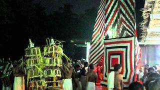 Theyyam - A ritualistic and possessed dance form performed in Hindu Temples of North Malabar.