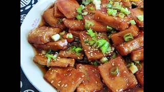 【糖醋脆皮豆腐】Sweet and Sour Crispy Tofu