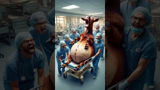 Doctors_rescue_a_brown_pregnant_goat_#humanity_#ai_moral_story