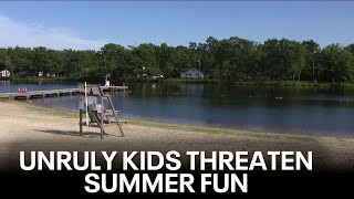 Groups of disruptive kids forcing New Jersey town leaders to consider closing beach