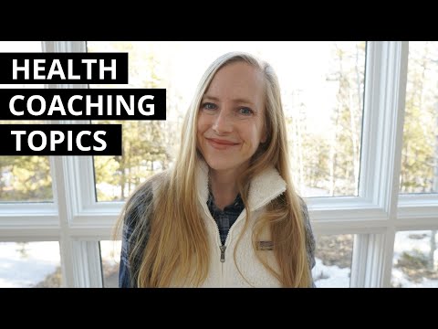 What are appropriate health coaching topics?