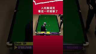 入坑斯諾克看這一桿就夠了，經典永流傳之火老師世紀登桿#snooker #snookerhq #斯诺克 #billiard #台球 #檯球 #斯諾克 #shorts