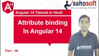 Attribute binding in Angular 14 | Data binding | Angular 14 Tutorial in Hindi