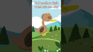 Five Little Ducks 🦆Nursery Rhymes With Lyrics|Animals Songs| #short #nurseryrhymes #viral #ducks