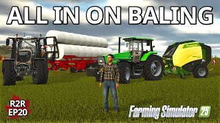 I Tried Baling, and I Like It! - Rags to Riches EP20 - Farming Simulator 25