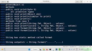 Print streams in Java