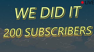 🔴 LIVE: Fortnite 200 Subscribers! 🙌 Grateful for Your Support – Let’s Keep Building 🚀