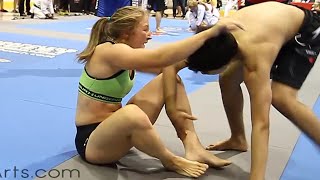 Mixed NoGi Grappling Match at GQ 2012