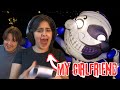 My Girlfriend plays FNAF Security Breach for the FIRST TIME!