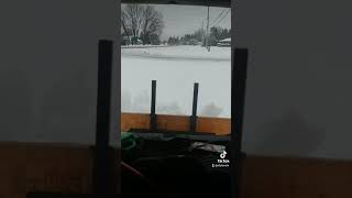 home made snow plow by sly