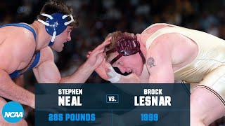 Brock Lesnar vs. Stephen Neal: 1999 NCAA title match (285 lbs.)