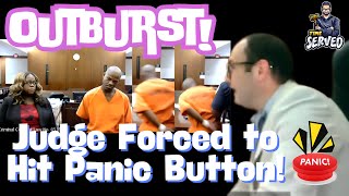 Defendant's Explosive Outburst Forces Judge To Sound Alarm!