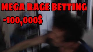 Bossmanjack MAX bet on blackjack -100k AND MEGA RAGE