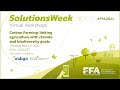 FFA2021: Carbon Farming: linking agriculture with climate and biodiversity goals