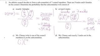 2 Probability using Counting Methods